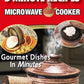 🔥Hot Sale - Ceramic Microwave Cooker with Gourmet Recipes Booklet