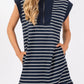 Sleeveless Striped Knit Dress