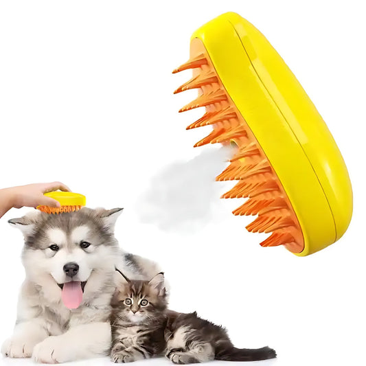 3 IN 1 Pet Hair Steam Brush