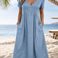 🔥HOT SALE 49% OFF💝Cotton linen swing waist dress